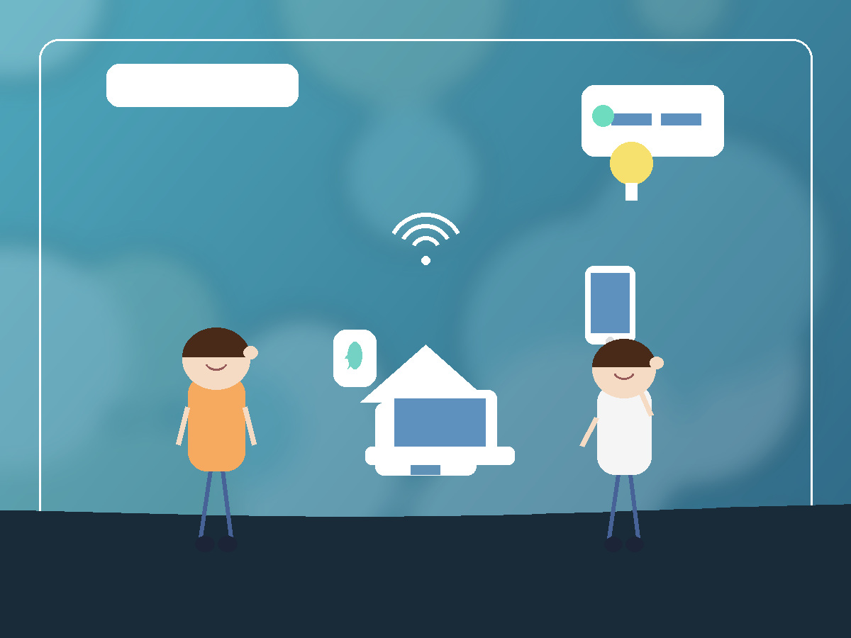 Илюстрация за smart технологии и ежедневие